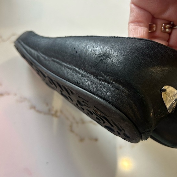 Jimmy Choo rhinestone capped ballet flats size 36.5 - Picture 6 of 7